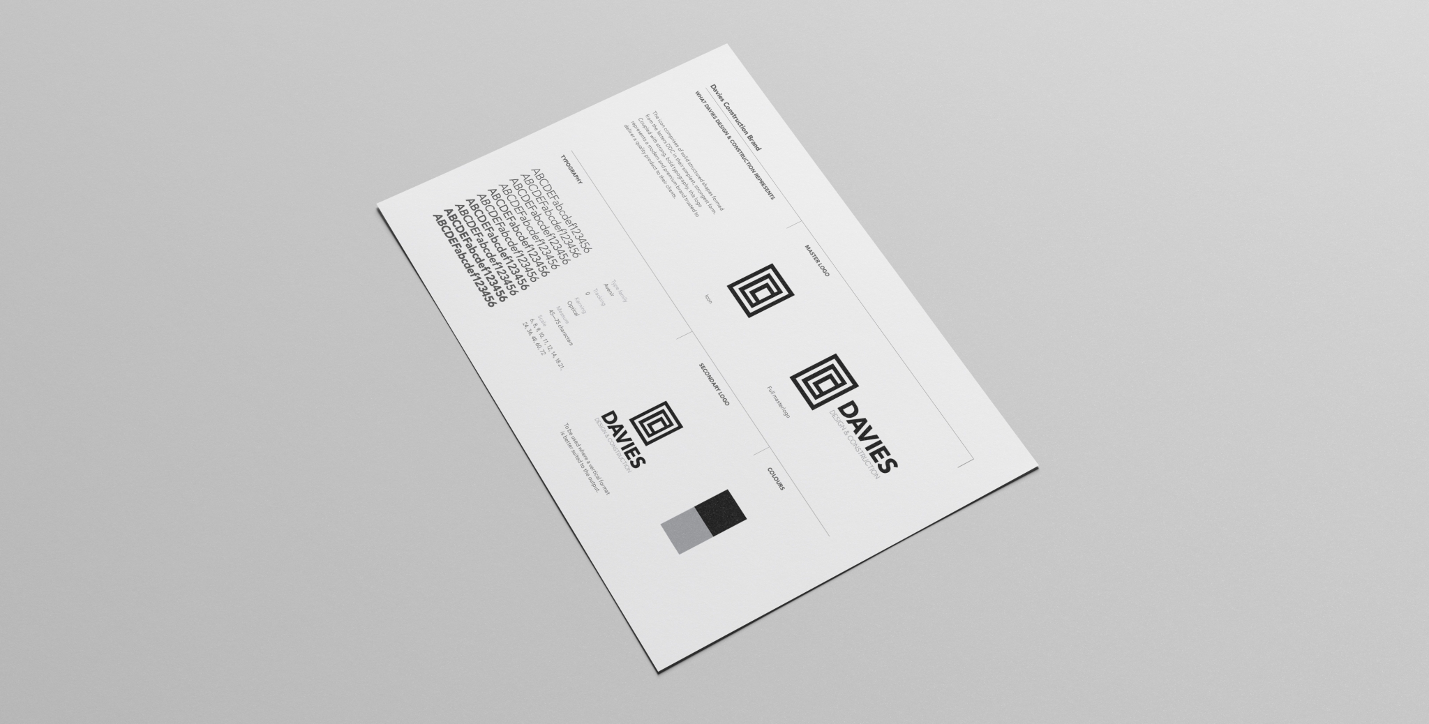 Davies Construction Style Guide