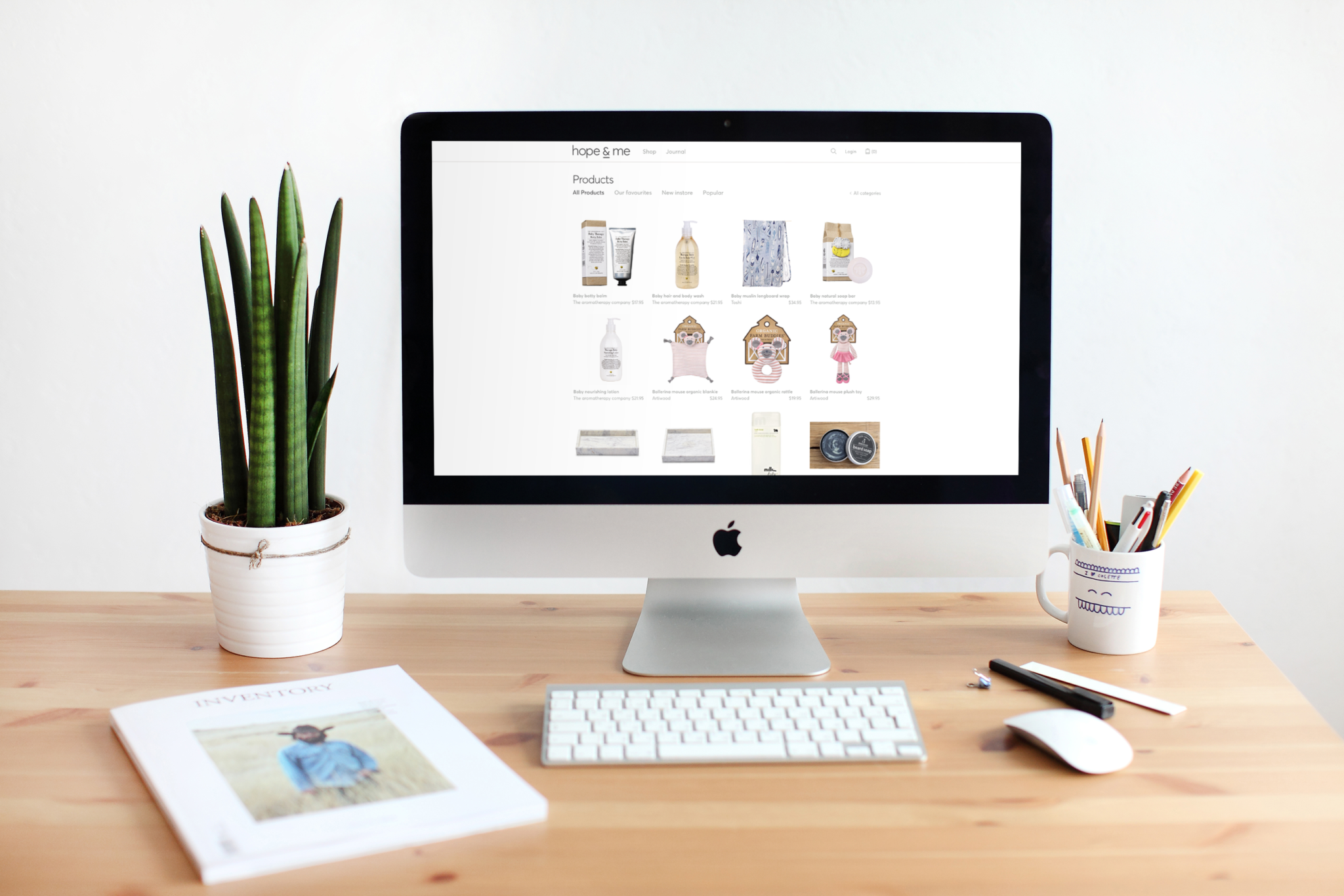 Hope and Me Website Products