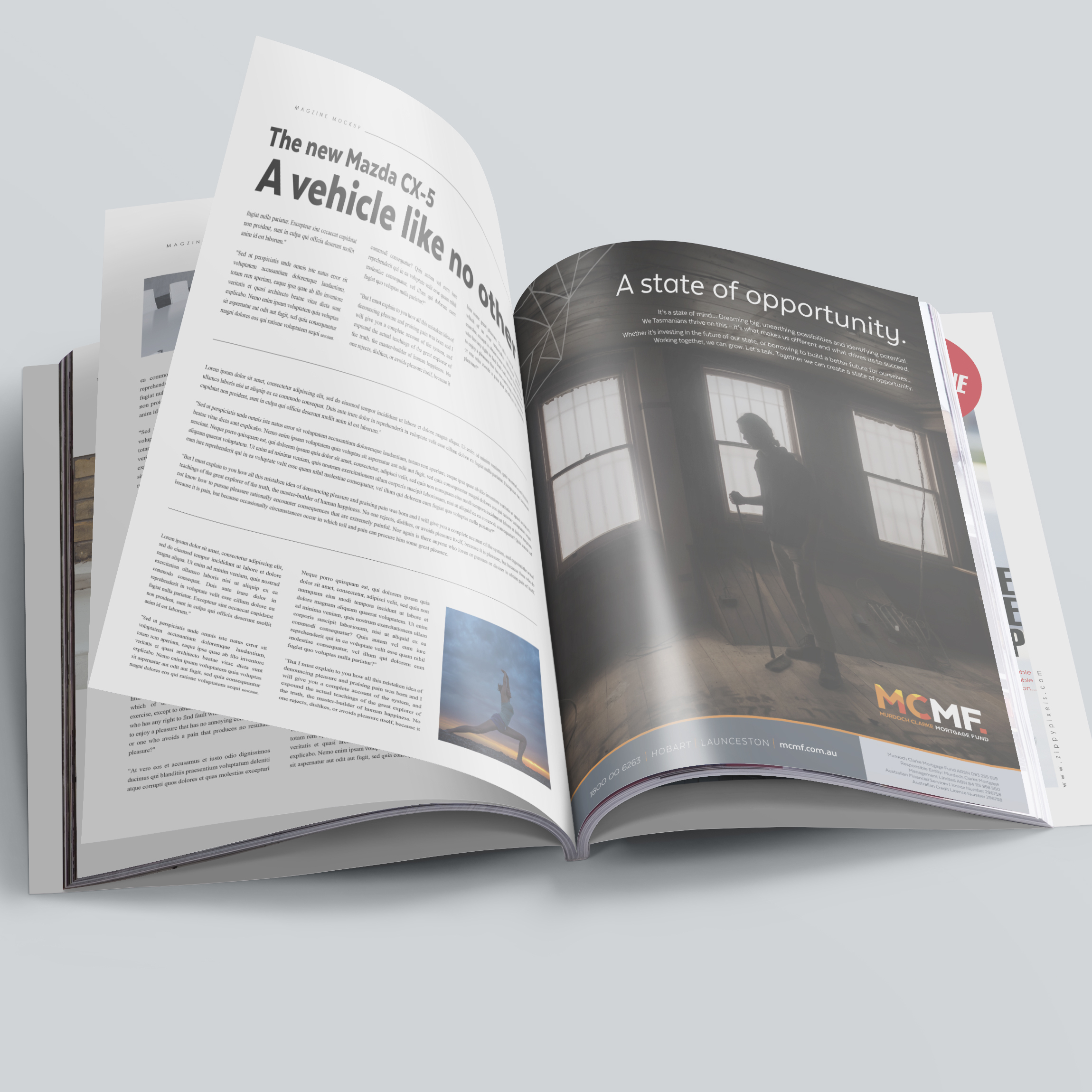MCMF RACT magazine mockup