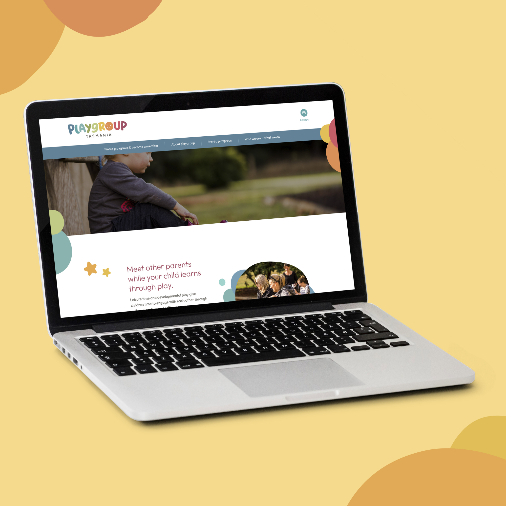 Playgroup Website Mockup 1 square copy