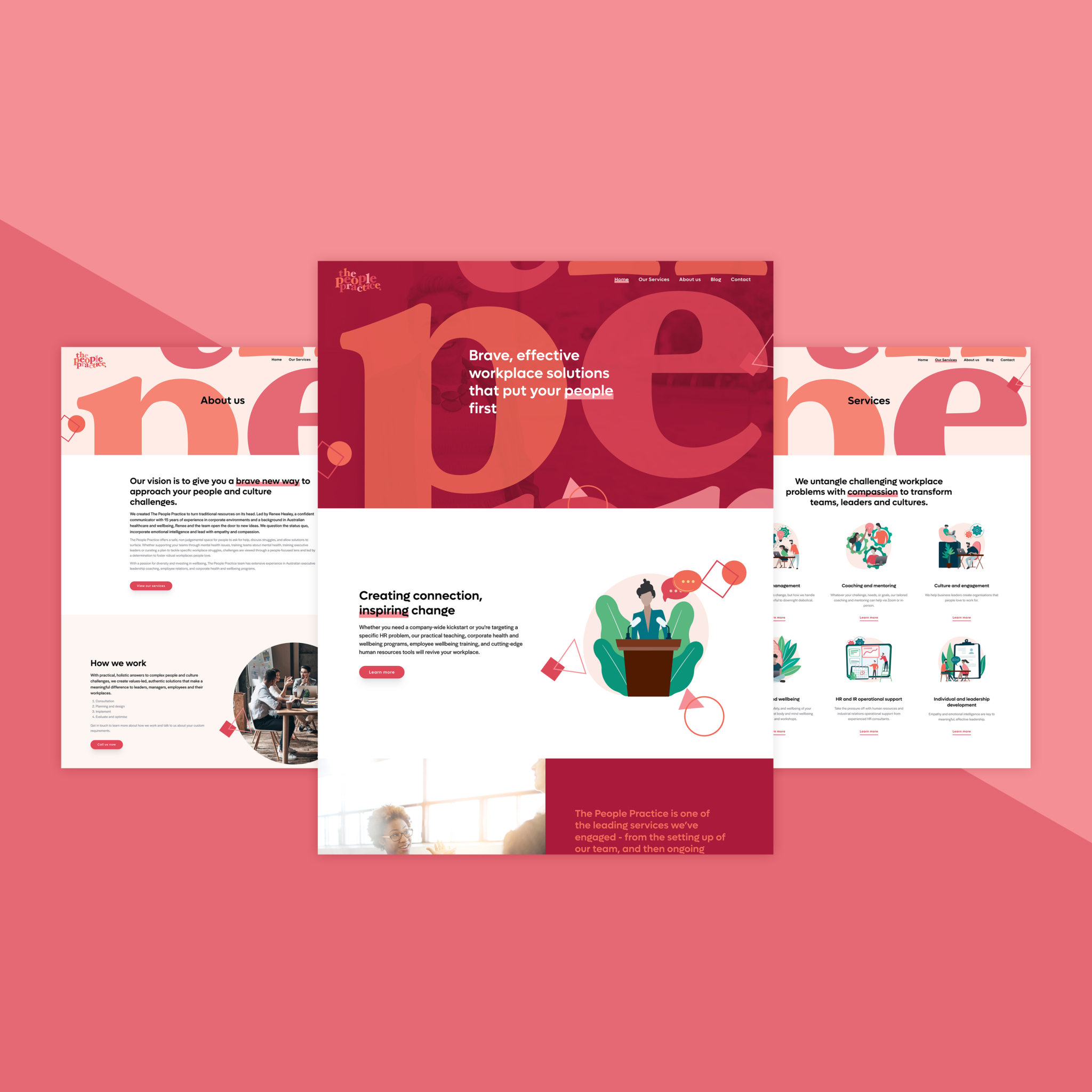 The People Practice Website Mockup 01